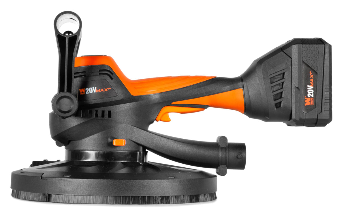 WEN 20V Max Brushless Handheld Drywall Sander with 4.0Ah Battery and Charger (20408) WEN