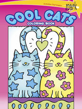 SPARK Cool Cats Coloring Book (Dover Animal Coloring Books) Dover Publications