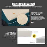 Rattaner Patio Furniture Set 5 Pieces Outdoor Furniture Sets Patio Couch Outdoor Chairs Coffee Table Peacock Blue Anti-Slip Cushions and Waterproof Covers Rattaner