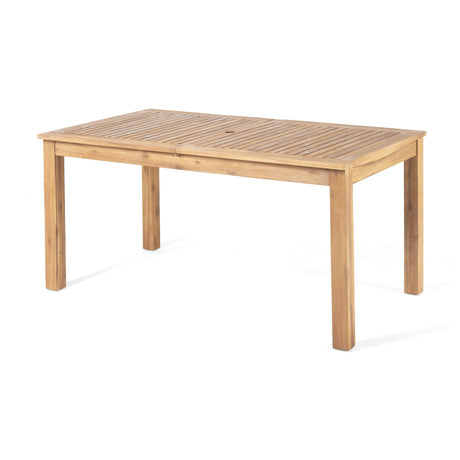 Christopher Knight Home Eric Outdoor Expandable Acacia Wood Dining Table, Natural Finish Christopher Knight Home
