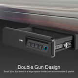 Biometric Fingerprint Safe, Slide-Away Handgun Safe for Two Pistols Storage Safe Drawer Safe for Home and Vehicle (Biometric Fringerprint Safe) NEBULIZER MACHINE