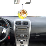 25 Pieces Sublimation Air Freshener Blanks Sheets Car Freshies Supplies Starter Kit Diy Felt Scented Sheet with Elastic Rope for Car Interior Use and Decor, 4 Styles Maitys