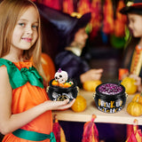 LET’S Resin Witch Cauldron Resin Mold, Halloween Resin Molds, 3D Jar Resin Molds Silicone 4.7'' Width, Large Jar Molds for Epoxy Resin Casting Craft, Storage Box,Candy Container,Candle Holder LET'S RESIN