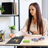 MAXBYE Diamond Art Painting Kits 5D Full Drill, Glowing Butterfly Diamond Art Kits for Adult Beginners, Diamonds Painting Art and Crafts Kit Perfect for Home Wall Decor 12x16inch MAXBYE