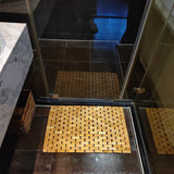 HJJKKH Bath Mat Rayon Derived from Bamboo 15.7X 23.6 inches, Non Slip and Foldable Floor Shower Bath Mat for Bathroom, Bathtub, Shower, Sauna, Hot Tub HJJKKH