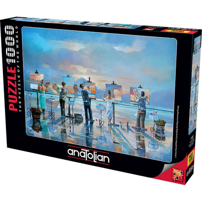 Anatolian Puzzle - Painting Up a Storm, 1000 Piece Jigsaw Puzzle, #1132