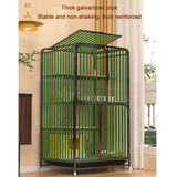 Cat Cage Indoor, Full Square Tube Cat Villa, Small Animal Indoor Detachable Metal Cage, Reinforcement and Widening Platform(White,71x55x127cm) FLQYJJDP
