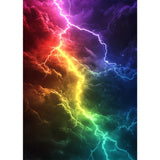 HEIBAGO Scenery Diamond Art Kits for Adults, 5D Full Drill Round Fantasy Lightning Painting Gems with Colourful Diamond Painting, Diamond Dots Perfect for Home Wall Decor 12x16inch HEIBAGO