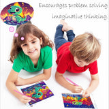 O&BTRC01 Diamond Painting -Dragon Diamond Art Kits Dinosaurs Gem Diamond Art Painting for Beginners 4 Pack O&BTRC01