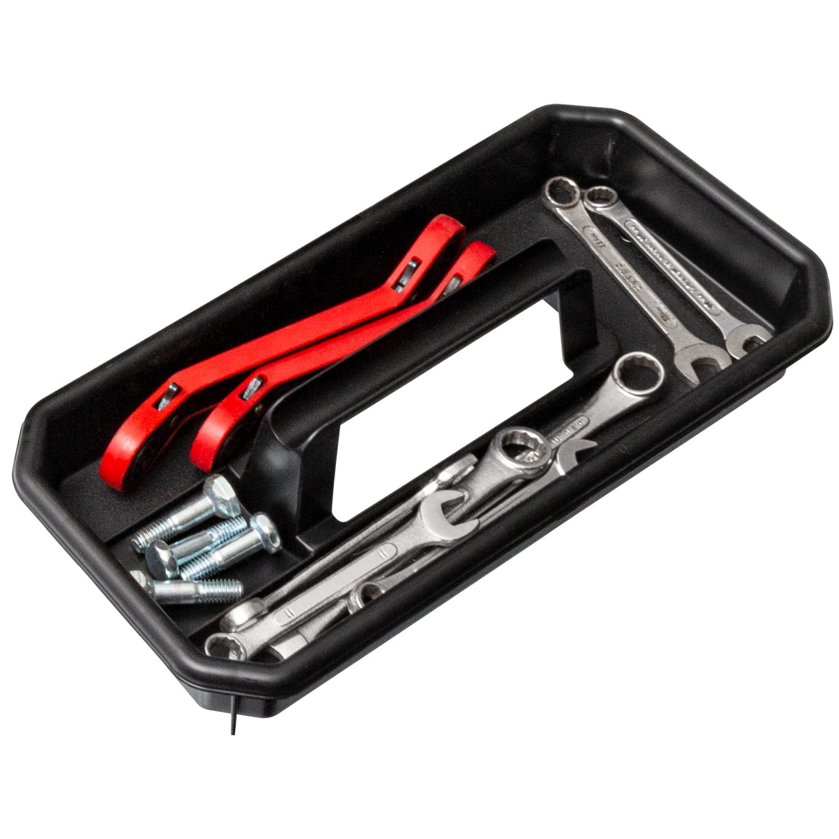Akro-Mils 09514 ProBox 14-Inch Plastic Toolbox for Tools, Hobby or Craft Storage Toolbox with Removable Tray, 14-Inch x 8-Inch x 8-Inch, Black Akro-Mils