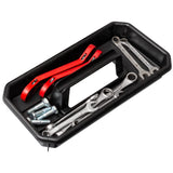 Akro-Mils 09514 ProBox 14-Inch Plastic Toolbox for Tools, Hobby or Craft Storage Toolbox with Removable Tray, 14-Inch x 8-Inch x 8-Inch, Black Akro-Mils