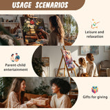 XTCIXAL Christmas Paint by Numbers Kit for Adults, Snowman Paint by Number for Adults, Beginners Acrylic Canvas Painting Kits for Home Wall Decor 16x20 Inch XTCIXAL