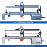 SCULPFUN S10 Laser Module for Laser Engraver,for S9 S10 S6 Pro Laser Engraving Machine,90W Effect Cutting Tool,with Air Nozzle,Detachable Eye Protection,Clean Cut Engraving Wood Metal Acrylic SCULPFUN