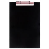 Saunders Metal Clipboard with Storage, Dual Storage Nursing, Letter Size Heavy Duty Contractor with High Capacity Clip and Self Locking Latch, Black, Proudly Made in USA Saunders