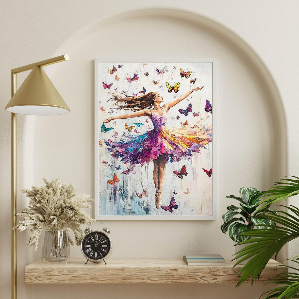 Dancing Girl Diamond Art Painting Kits for Adults - Full Drill Diamond Dots Paintings for Beginners, Round 5D Paint with Diamonds Pictures Gem Art Painting Kits DIY Adult Crafts Kits 12x16inch Legrace