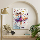 Dancing Girl Diamond Art Painting Kits for Adults - Full Drill Diamond Dots Paintings for Beginners, Round 5D Paint with Diamonds Pictures Gem Art Painting Kits DIY Adult Crafts Kits 12x16inch Legrace