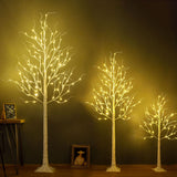ZHOUDUIDUI Lighted Birch Tree, 6ft 96LED Birch Tree Lights,Artificial Twig Tree Light 9Modes Timer for Indoor Outdoor Christmas Halloween Easter Tree Home Party Wedding Decor,Warm & Cool White ZHOUDUIDUI