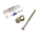 binifiMux 10-Pack M6 x 90mm Hex Allen Head Furniture Crib Baby Bed Bolt and Barrel Nuts, for Bunk Bed Chairs Cots Headboard binifiMux