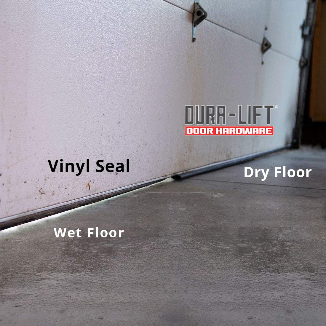 DURA-LIFT Garage Door Double-T Rubber Weather Seal 16' Wide Doors DURA-LIFT