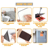 OOTSR 12 Pcs Sublimation Blank Fridge Magnets, DIY Decorative Magnets for Whiteboard Office Calendar Kitchen Home Decor, 2.36x3.54In (2:3) OOTSR