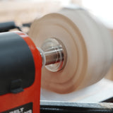 BMWOOD Woodworking 3" Lathe Faceplate with Screw Chuck, Two nylon washers for 1" x 8TPI Spindle Woodturning Lathe. BMWOOD