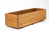 ScienGarden Wooden Raised Garden Bed Planter Box – Fir Wood Outdoor Vegetable, Herb & Flower Box with Drainage Holes – 47.24"x15.75"x12.6", Rot-Resistant, for Patio, Yard, Balcony ScienGarden