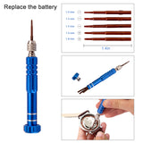 XOOL Watch Repair Kit - 210 Pcs, Battery Replacement & Case Opener Tools, Link Pin Tool Set with Carrying Case & Manual XOOL