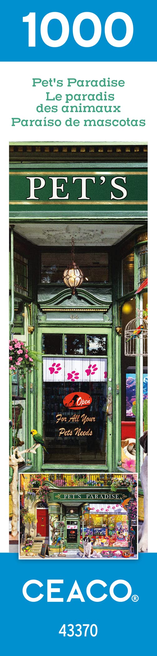 Ceaco - Shop Windows - Pet's Paradise - 1000 Piece Jigsaw Puzzle Ceaco