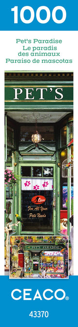 Ceaco - Shop Windows - Pet's Paradise - 1000 Piece Jigsaw Puzzle Ceaco