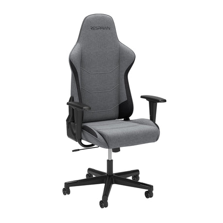 RESPAWN 110 Gaming Chair - Gamer Chair PC Computer Chair, Ergonomic Gaming Chairs, Office Chair with Integrated Headrest, Gaming Chair for Adults 135 Degree Recline with Angle Lock - Grey Fabric RESPAWN