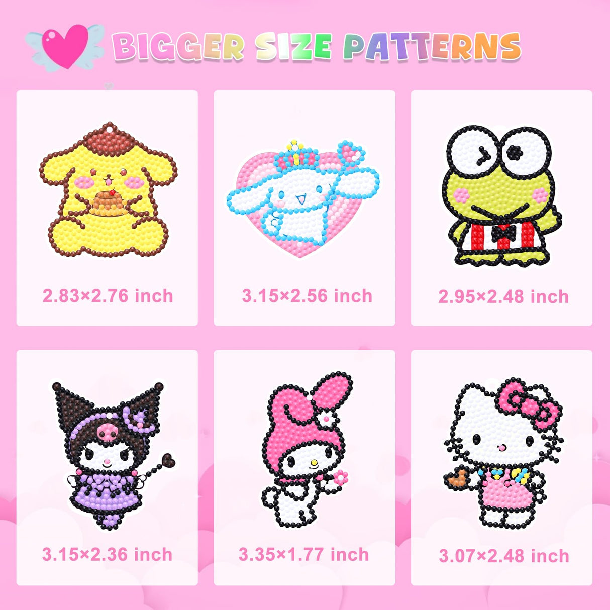 Crafts for Girls 8-12 - 6Pcs Make Your Own GEM Art Keychains - Arts and Crafts for Kids Ages 8-12 - Diamond Art Kits for Kids - 5D Dimond Art Paintings by Numbers - Art & Craft Gifts for 6 10 Year Old Nardoll