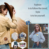 iFForce Sublimation Patches - Iron-on Blank Patches 4 Shapes for DIY Hats Jeans - Self Adhesive Stick to Cosmetic Bags Mobilephone Computer (20pcs Black&White Border) iFForce