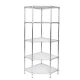 Honey-Can-Do 5-Tier Corner Shelf 72H x 27D x 27W Honey-Can-Do