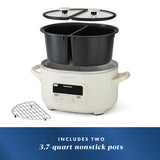 Crock-Pot MultiMeal Multicooker and Programmable Slow Cooker with Bake Function, Oat Milk Crock-Pot