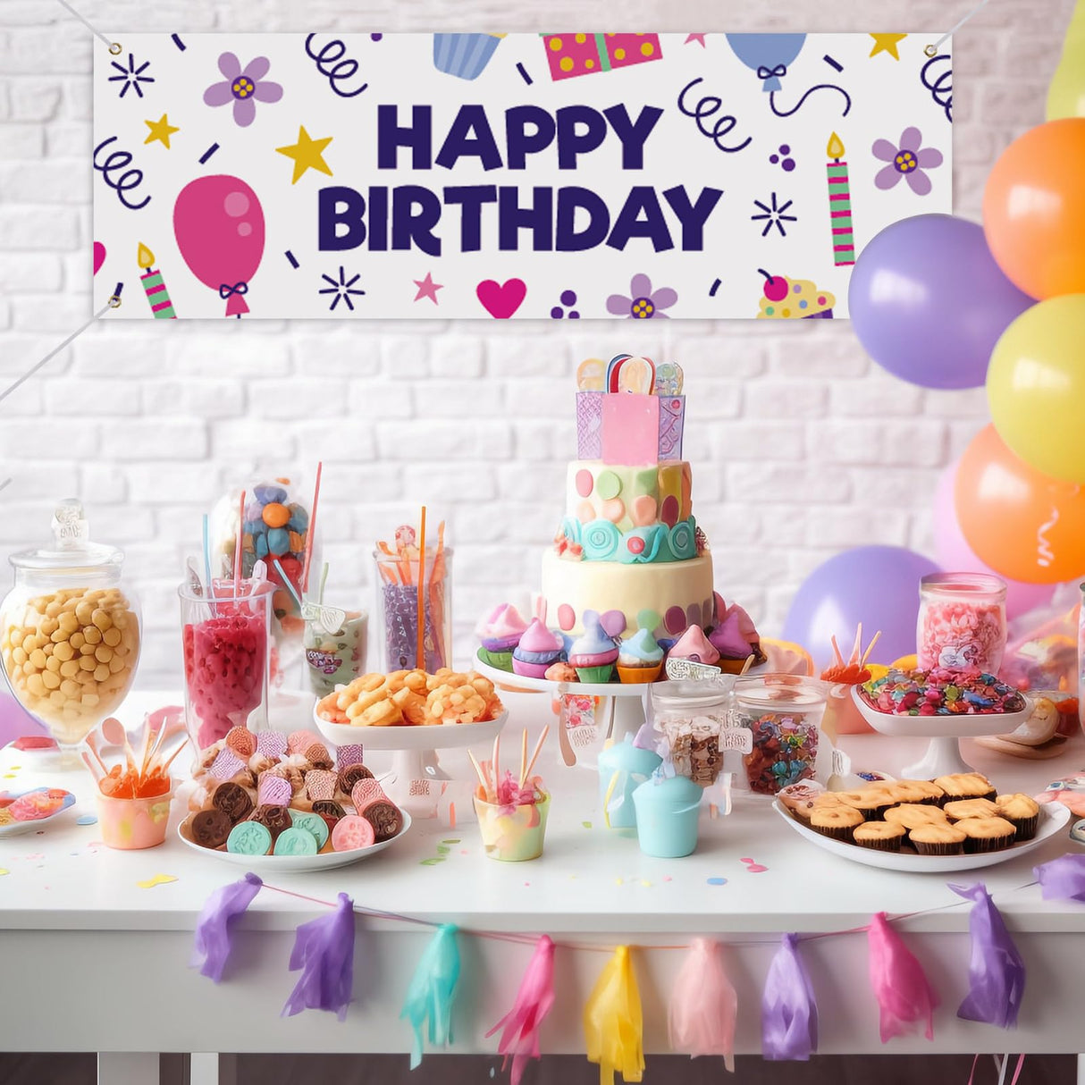 2 Pcs Large Sublimation Banner blank banners to decorate vinyl，2x6 Ft Polyester Oxford Cloth Blank Banner Signs with Hanging Ropes DIY Banner Sign for Business Office Supply for School Wedding GEKIXUTP