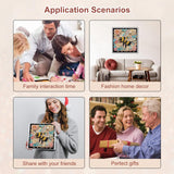 SJUTOUCI Diamond Painting Kits for Adults, 5D Flower Bee Special Shape Diamond Art for Beginners, Crystal Rhinestones Dots Bead Art for Home Wall Decoration Gift 12×12inch SJUTOUCI