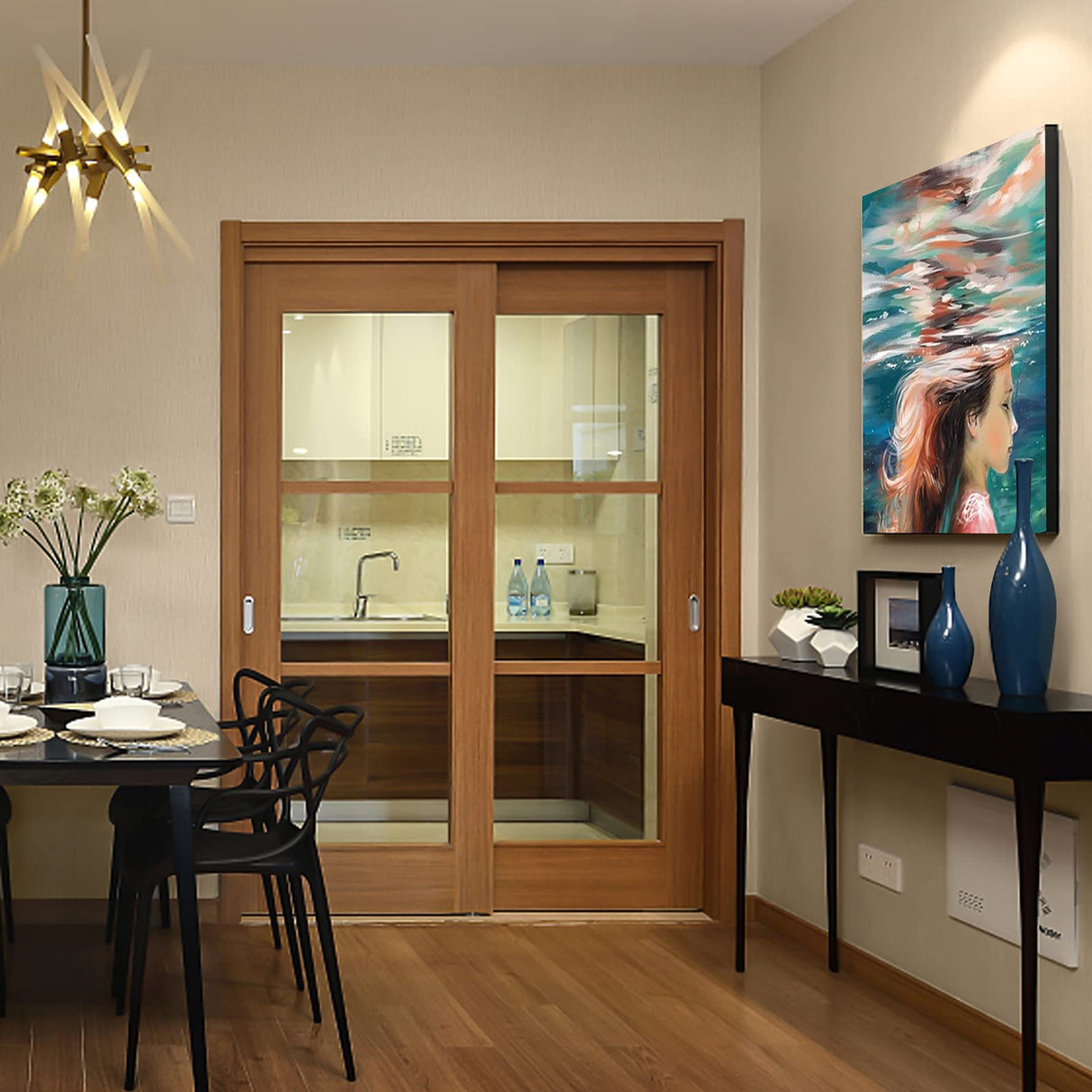 EVNEED 2 Pack DIY Canvas Stretcher Bars 16x20 Inch Canvas Frame - Easy to Assemble,Gallery Wrap Oil Frame Kits Canvas Wood Stretcher Bars for Oil Paintings, Prints, Paint by Numbers & Posters EVNEED