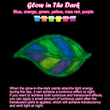 Ayhuhra 30 Sets Fall Maple Leaf Suncatcher Crafts Kits DIY Glow in The Dark Window Art Paint Kit Fall Leave Sun Catchers for Classroom Automn Thanksgiving Harvest Party Project Activity Ayhuhra