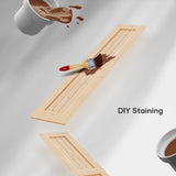 EaseLife 36in x 84in (Double 18in×84in Door) Barn Door with 6.6FT Sliding Door Hardware & Handle Included,DIY Assemblely,Easy Install,Apply to Interior Rooms & Storage Closet,H-Frame EaseLife