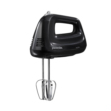 Proctor Silex Easy Mix 5-Speed Electric Hand Mixer with Bowl Rest, Compact and Lightweight, 100 Watts of Peak Power, Black (62511) Proctor Silex