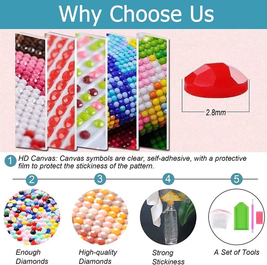 Diamond Painting Kits for Adults, Spiral Galaxy 5D Diamond Art Kits, Full Drill DIY Crafts for Adults Home Wall Decor Gift Diamond Dots 12x12 generic