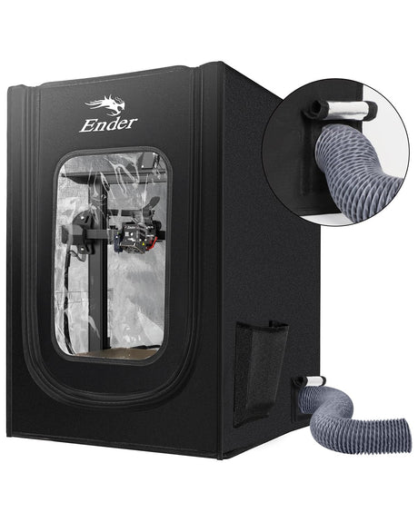 Creality Official 3D Printer Enclosure With Fan Interface Fireproof and Dustproof Constant Temperature Dust Cover 480*600*720mm for Ender 3/Ender 3V2/Ender 3S/S1/S1 Pro/Ender 3Pro/Ender 3 Neo/3 V2 Neo Creality