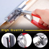 Mardatt 3 Pcs Heavy Duty Canvas Stretcher Pliers and Staple Remover and Tack Puller Tool, Aluminum Alloy Canvas Stretching Pliers with Spring Rubber Handle for Stretching Canvas Clamp Oil Painting Mardatt