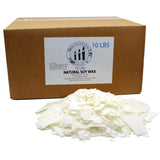 All Natural Soy Wax for Candle Making 10 Lbs by Raw Soy Innovations, White WoodArtSupply