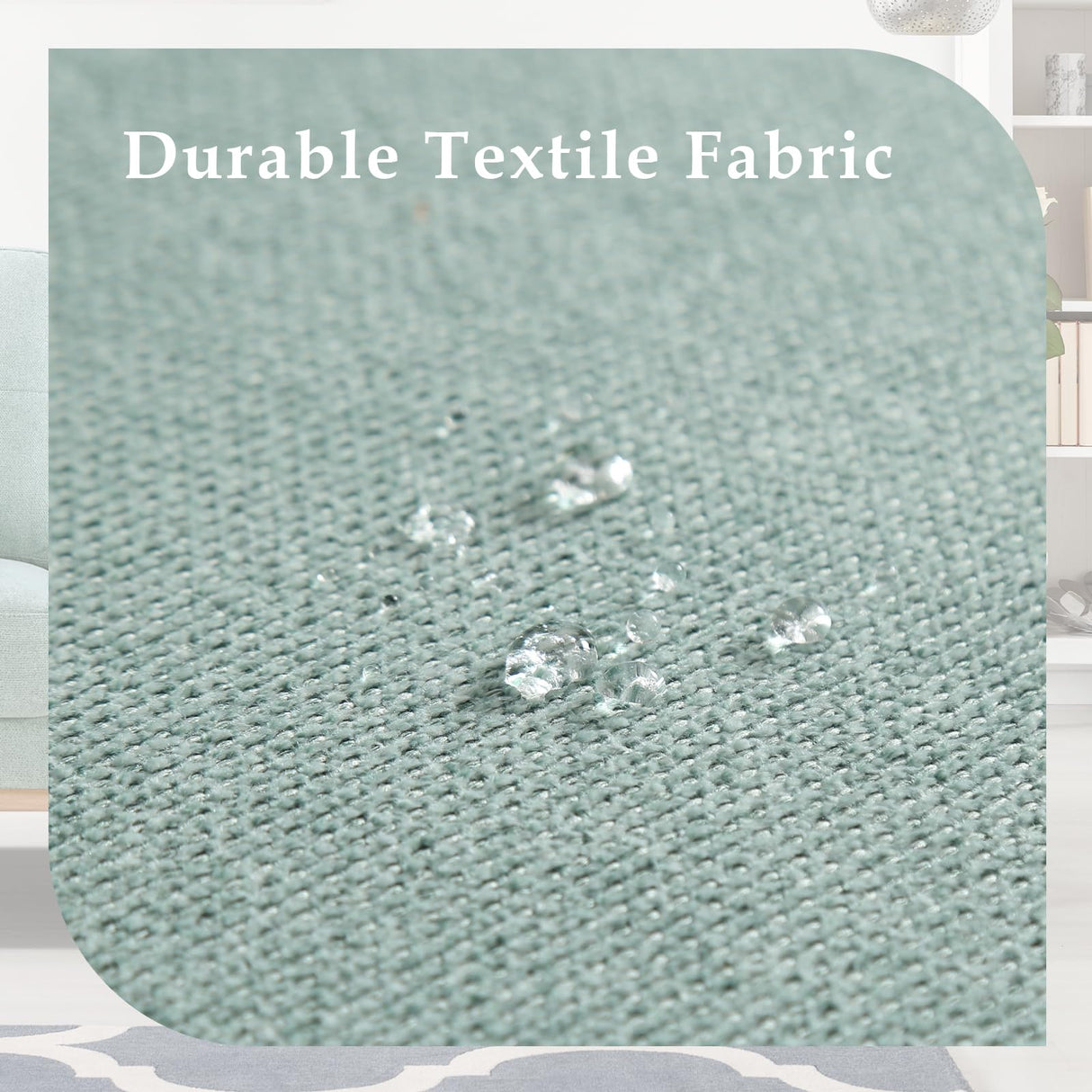 SoarTalent 56.7" Loveseat Sofa Small Couch Fabric Upholstered 2-Seat Sofa with USB Port for Small Place, Apartment, Living Room,Office(Mint Green) SoarTalent