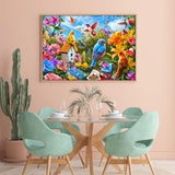 Jigsaw Puzzles for Adults 1000 Piece Puzzle for Adults 1000 Pieces Puzzle 1000 Pieces-Birds & Flowers(27.6"x 19.7") HUADADA