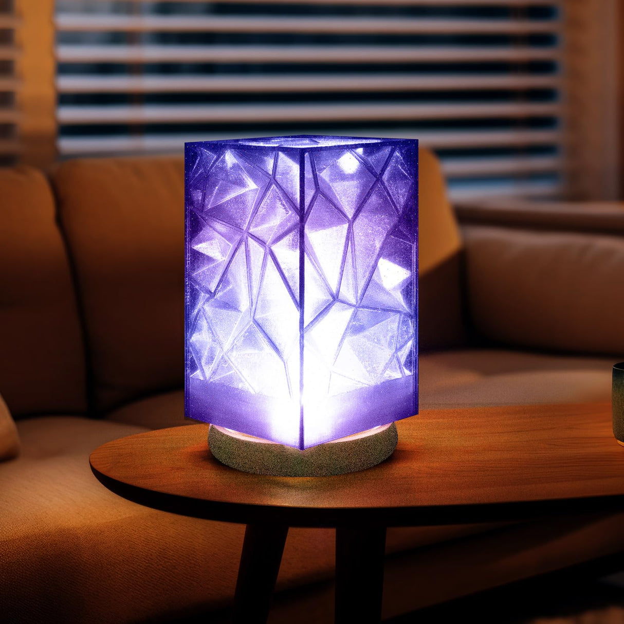 iSANMATE 3D Printer Filament Bundle, Transparent Glitter Blue, Orange, Green and Blue Violet PLA Filament 1.75 mm, 3D Printing Filament, 250g X 4 Pack iSANMATE