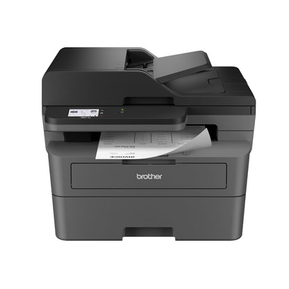 Brother MFC-L2820DW Wireless Compact Monochrome All-in-One Laser Printer with Copy, Scan and Fax, Duplex, Black & White | Includes Refresh Subscription Trial(1),(Renewed Premium)