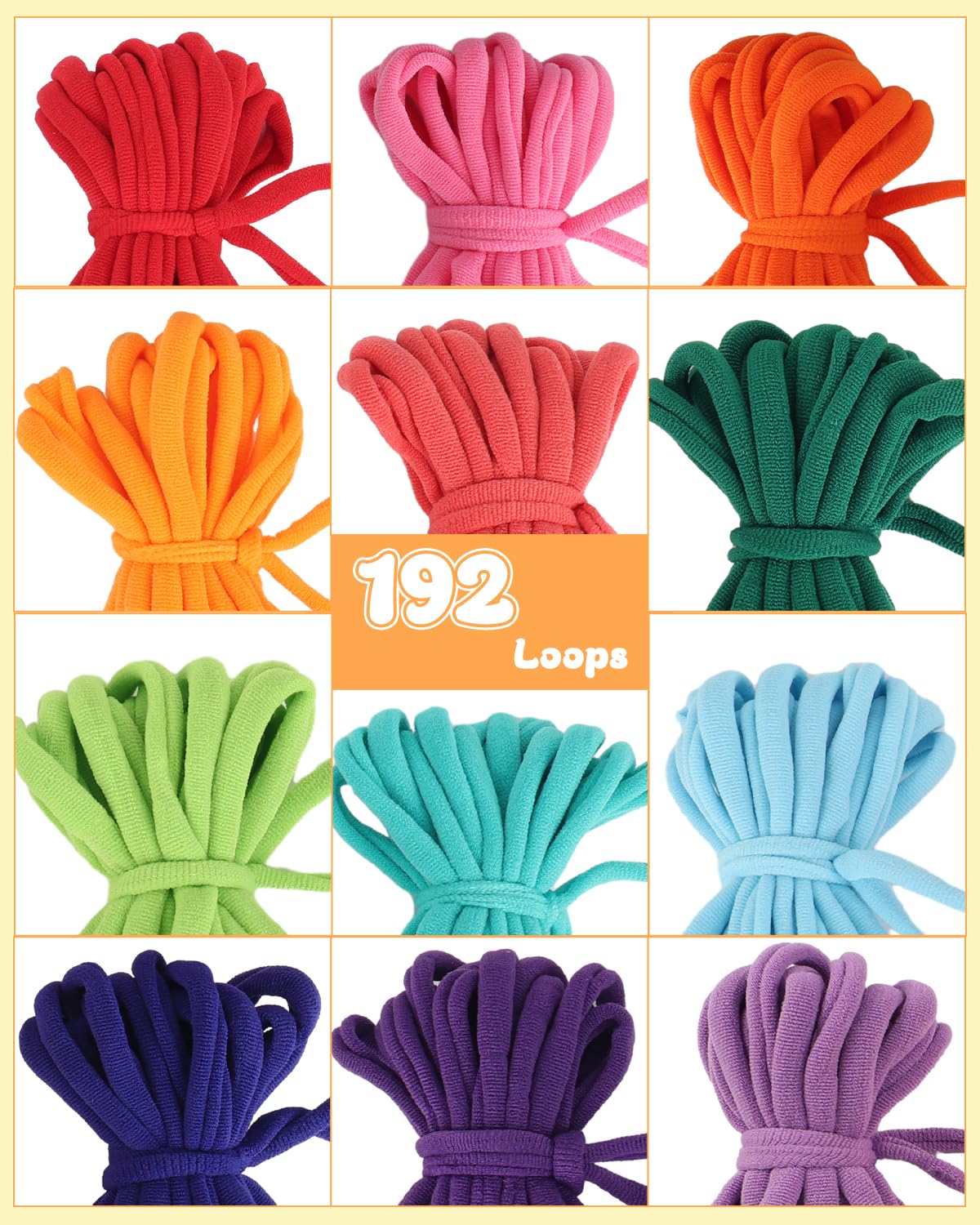 Coopay Weaving Loom Kit, Wooden Potholder Loom Kit with 192 Weaving Loops, Step-by-Step Instruction, Art and Crafts for Kids anf Adults, Ideal Gift Coopay