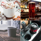 PATIKIL 4in Sublimation Coasters Blanks, 20pcs Sublimation Car Coasters Blanks Bulk Cup Mat Sublimation Blanks Rubber for Crafts DIY Iron On Heat Transfer Press Printing, Square PATIKIL